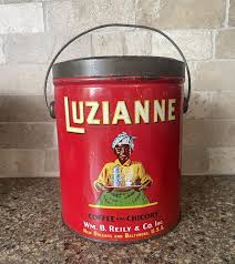 Vintage Luzianne Coffee and Chicory Tin Wm.b.reily Company ...