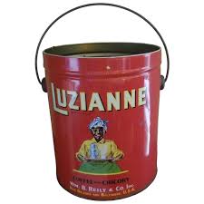 Antique 1928 Luzianne Coffee & Chicory 3 Pound Advertising ...
