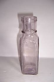 ANTIQUE LIGHT AMETHYST COLOR MEDICINE BOTTLE | eBay