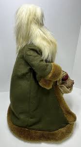 20'' Vintage HandCrafted Old World Santa Tree Topper Christmas /Table Top Decor | eBay