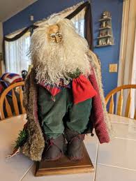 Santa-vintage 80's Tara Hall Collectable Santa Claus on Wood Base - Etsy