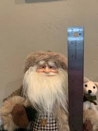 16 inch tall woodlands Santa Claus
