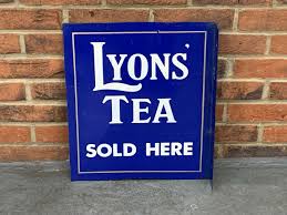 Lyons Tea Sold Here Made Flange Sign | Saturday 27th & Sunday 28th January Automobilia | Anglia Car Auctions