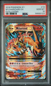 2016 POKEMON XY EVOLUTIONS #13 M CHARIZARD EX PSA 10 | eBay