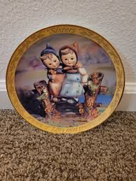 Vintage Hummel Plate “Sisters” Limited Edition Danbury Mint ...