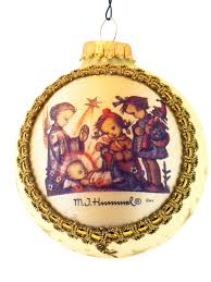 M.J. HUMMEL GLASS GIFT BEARERS CHRISTMAS ORNAMENT BY KREBS ...