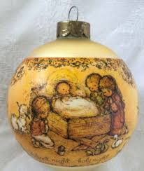1980 Nativity - Glass Ball-QX2254