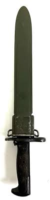 Sold at Auction: 1943 WWII U.S. M1 Bayonet Knife w/ Flaming Bomb