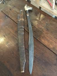 Antiques Atlas - A Good Early Borneo Dyack Mandau Sword ...