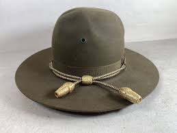 rare WW1 WW2 Hat Cap JL Circione 0-492375 Stetson trooper ...