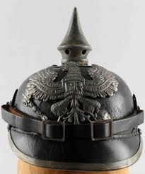Sold at Auction: IMPERIAL GERMAN MODEL 1915 NCO PICKELHAUBE HELMET