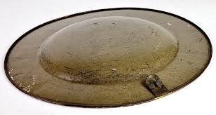 Paar 2 Teller Wandteller Jugendstil Litho Blech Portrait ...