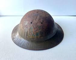 WWII Brodie Helmet – Rusty Doughboy Helmet, War Relic - Etsy