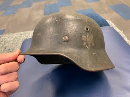 I just picked this German helmet off Craigslist for $100 ...