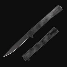 Solstice - Carbon Fiber / Black Straight Blade