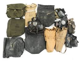 Wwii Us Army & Usn M3a1/m5 & Mk4 Gas Masks & Gear
