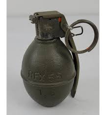 Sold at Auction: INERT VIETNAM WAR LEMON PRACTICE GRENADE