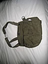 US Military Field Protective Mask Bag M9A1 Olive Green Empty ...