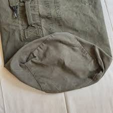 Vietnam War Era US Military Duffel Bag / Sea Bag – Canvas OD ...