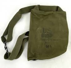 Vintage US Army M9A1 Gas Mask Carrying Bag | eBay