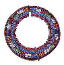 Vintage African Maasai Tribal Collar Beaded Necklace ...
