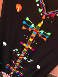 Embroidered Berber Caftan: Exotic Beach Cover-up, Maternity ...