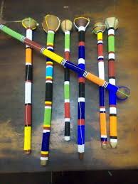Beaded Maasai Rungu, Maasai warrior Rungu, Beaded War Club ...