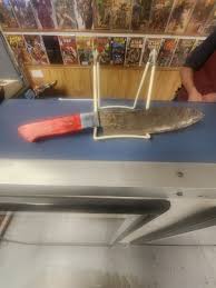 Damascus Steel Lot Of 2 Custom Made Knives. 10" & 12" | eBay