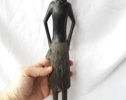 Escultura africana Figura de Ashanti Asante. macho de pie. talla de madera ebonizada. arte africano. África occidental. arte tribal. - Etsy España