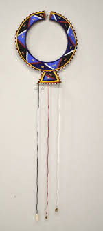African Masai Beaded Traditional Wedding Necklace Kenya