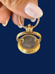 Monumental Antique Victorian 14K Yellow Gold and Chalcedony ...