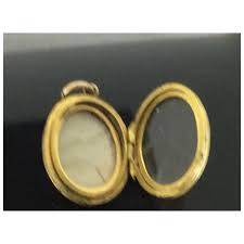 Georgian Pinchbeck Chased Locket Pendant Hinged ...