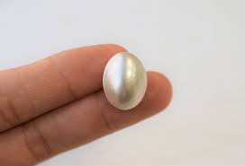 Oval Shape White Loose Mabe Pearl - DIY - Etsy