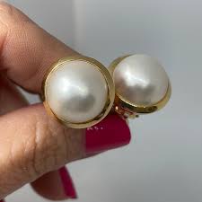 Jewelry | 14k Gold Large Vintage Pear Earrings | Poshmark