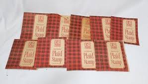 Lot of 9 Vintage MacDonald Plaid Stamps Saver Book - Full ...