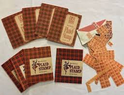 Vintage MacDonald Plaid Stamp Books And Loose Stamps | eBay