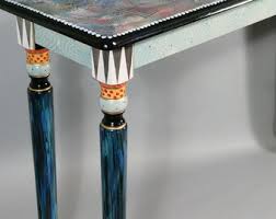 S || Long Hall Table | Hand-painted | 47x14x30h | as Shown or Custom Colors - Etsy