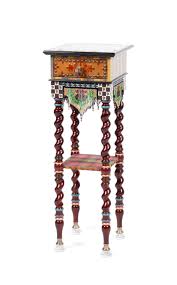 Lot - AN EARLY MACKENZIE-CHILDS CANDLESTAND