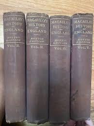 Macaulays History Of England Boston Edition Volume II,III,IV ...