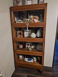 Antique Matching Pair of Oak Barrister Bookcases - Globe Wernicke | eBay