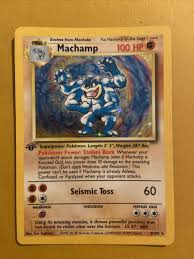 Machamp - 1st Edition - Base Set - 8/102 - Holo-foil Rare ...