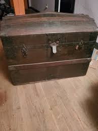 Antique Travel Trunk | eBay