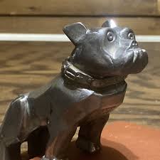 VINTAGE MACK TRUCK BULL DOG HOOD ORNAMENT Patent 87931 Heavy Emblem Chrome | eBay