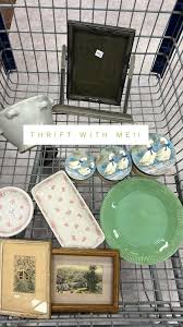 I had a half an hour to thrift! . Come see what I found! . Would you have gotten the same things as me? Less? More? Also any idea how to tell