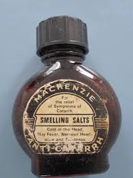 Vintage Mackenzie Chemist Vintage Blue Glass Smelling ...