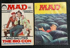 1974-1975 MAD Magazine #171 & 172 GVG/VG- The Sting / Barnaby Jones LOT of 2 | Comic Books - Bronze Age, DC Comics, Humor/Satire / HipComic