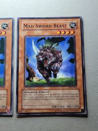 2x Mad Sword Beast - SKE-022 - 1st Edition - Yu-Gi-Oh-LP ...