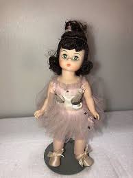 Madame Alexander 8" 1976 Ballerina Doll w/ Stand Brown Hair ...