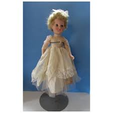 Bride Doll Mid Century Vinyl Doll Blond Hair Blue Sleep Eyes ...