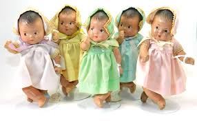 Vintage Madame Alexander Dionne Quintuplets Composition Doll ...